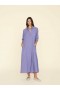  Damenkleider | Xirena Purple Storm Bodenkleid