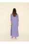  Damenkleider | Xirena Purple Storm Bodenkleid
