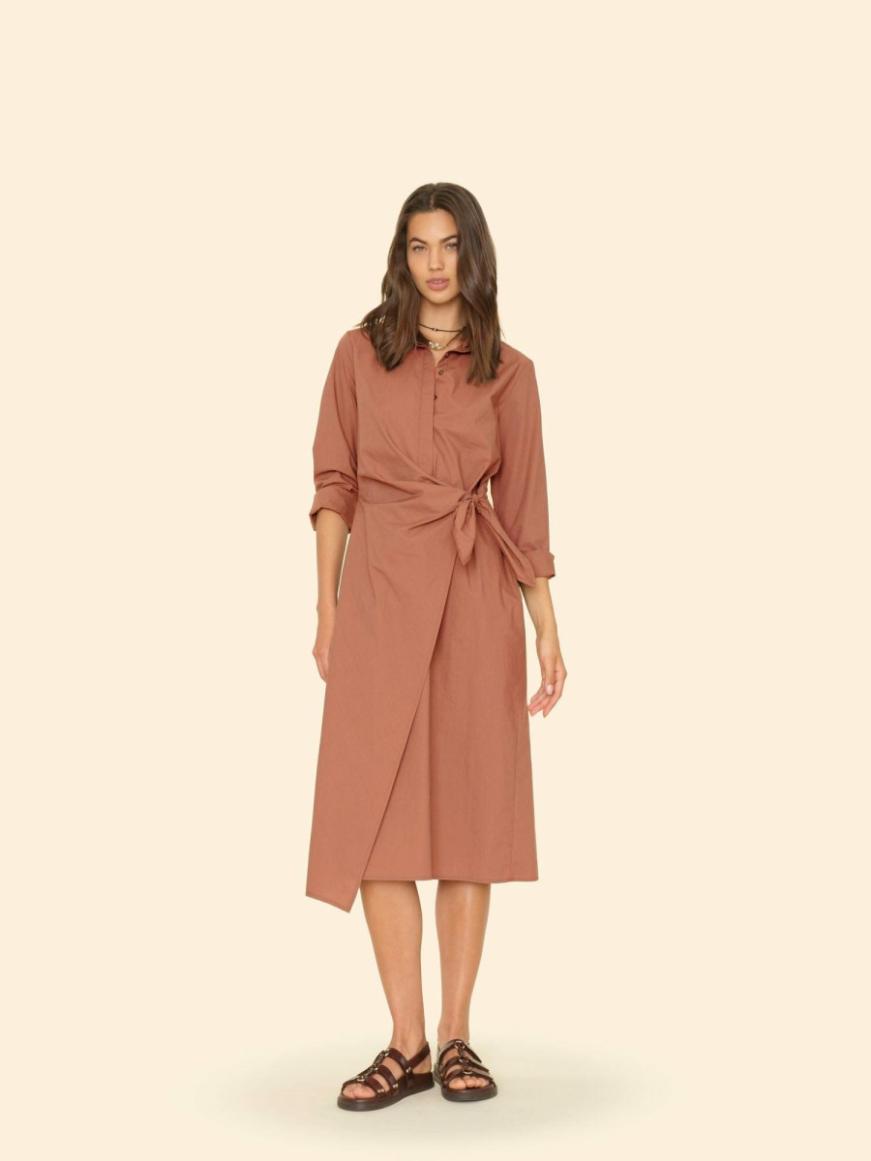 Women Dresses | Xirena Latte Brown Mccallister Dress