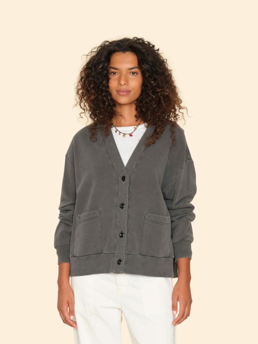 Women Sweats & Tees | Xirena Vintage Black Benny Cardigan