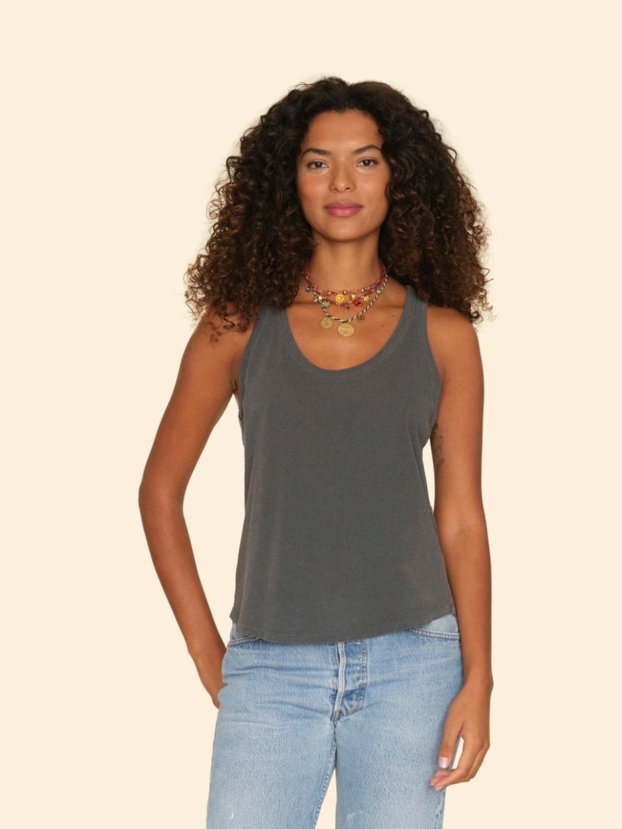 Women Sweats & Tees | Xirena Vintage Black Jett Tank