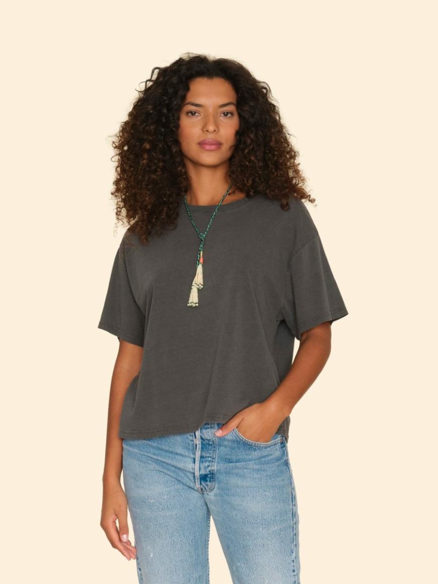 Women Sweats & Tees | Xirena Vintage Black Palmer Tee